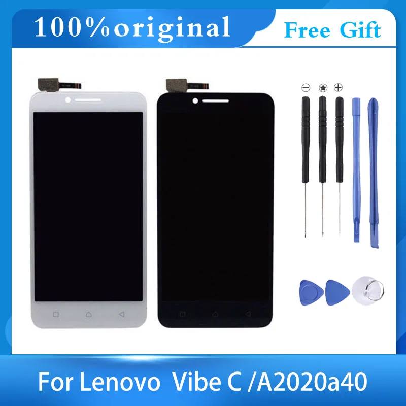 Протестированный ЖК дисплей для Lenovo Vibe C A2020 A2020a40 с сенсорным экраном в