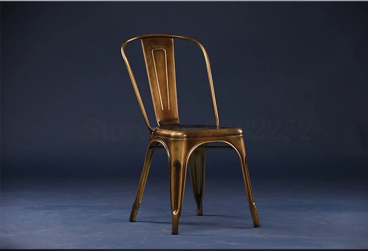 Нордический металл-железо обеденный стул, железо-Железо Обеденный Стул, железо-арт стул, тиликс ресторан, кофейня
