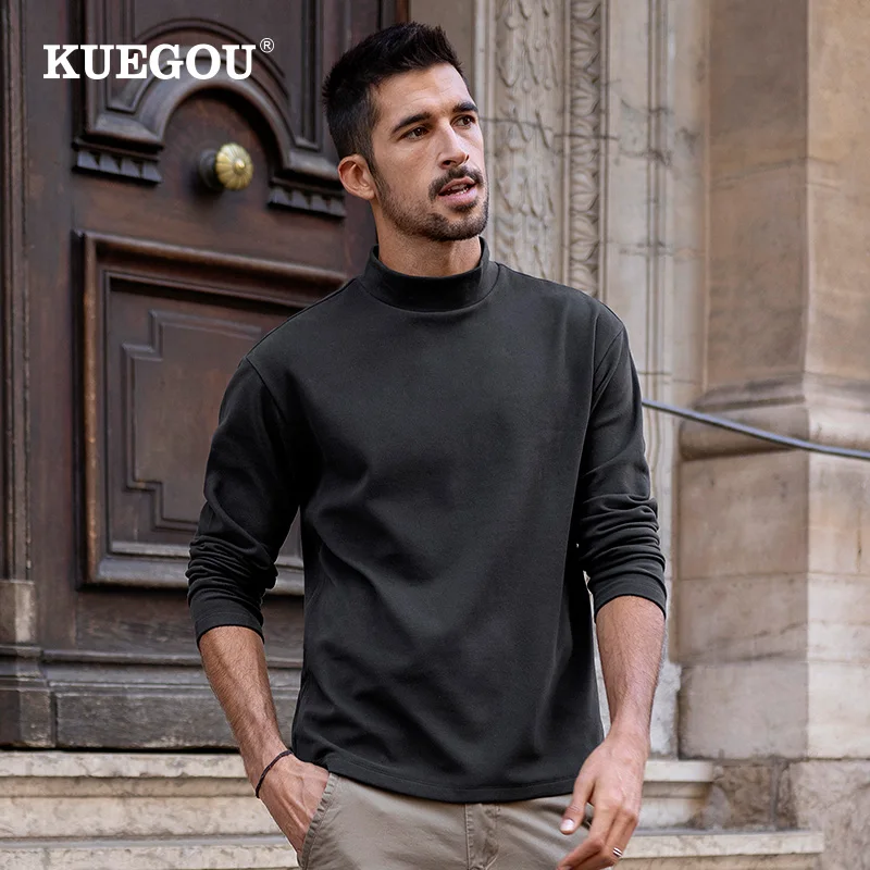 KUEGOU Clothing Autumn Winter Men's T 