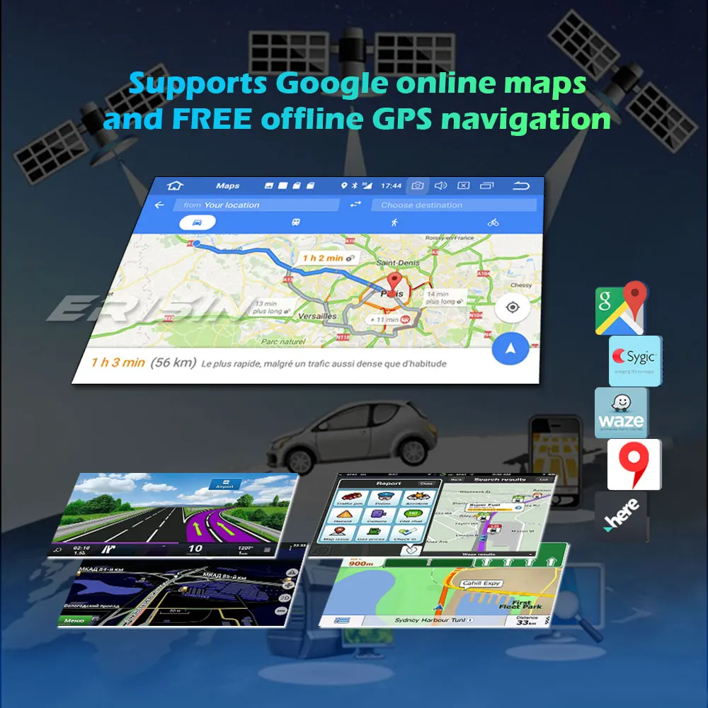 Автомагнитола Erisin Android 10 0 GPS DAB + Wifi для KIA Sorento Optima Sportage Cerato Cee 'd