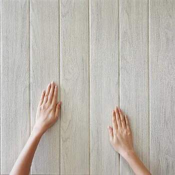

Self adhesive Waterproof Wood grain Wallpapers 3D TV Background Living Room Wallpaper Mural Bedroom Decorative 3D Wall Sticker