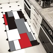 Nowoczesna mata kuchenna długa taśma wejście do sypialni wycieraczka 3D wzór na piętro w domu dekoracji dywan do salonu łazienka nie-antypoślizgowy dywanik
