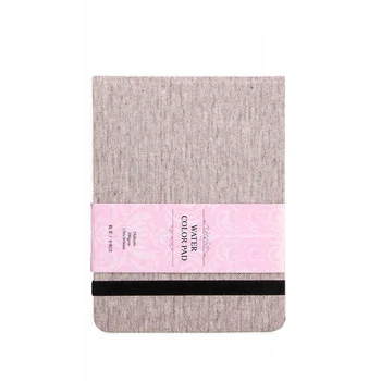 

24 Sheets Sketch Water Soluble Book Art Supplies Hand Painted Portable Watercolor Paper Pocket Professional Artist Student