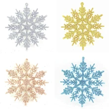 12 шт Золотой, серебристый блестящий порошок Снежинка струны Рождественская елка Подвески, подвесные украшения вечерние украшения 12 шт Золотой, серебристый блестящий порошок Снежинка струны Рождественская елка Подвески, подвесные украшения вечерние украшения