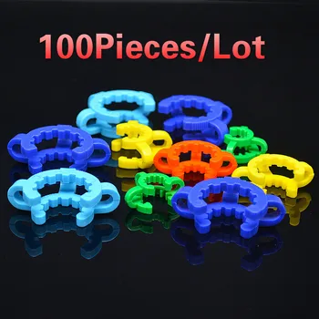 

100pcs/lot Nice10mm 14mm 18mm joint Plastic Keck Clip with Plastic Keck Laboratory Clip for Collector Glass Adapter