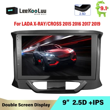 

LeeKooLuu 9" 2.5D IPS 2din Android 9 Car Multimedia for LADA X Ray Xray 2015 2016 2017 2019 Car Radio GPS Navigation WIFI player