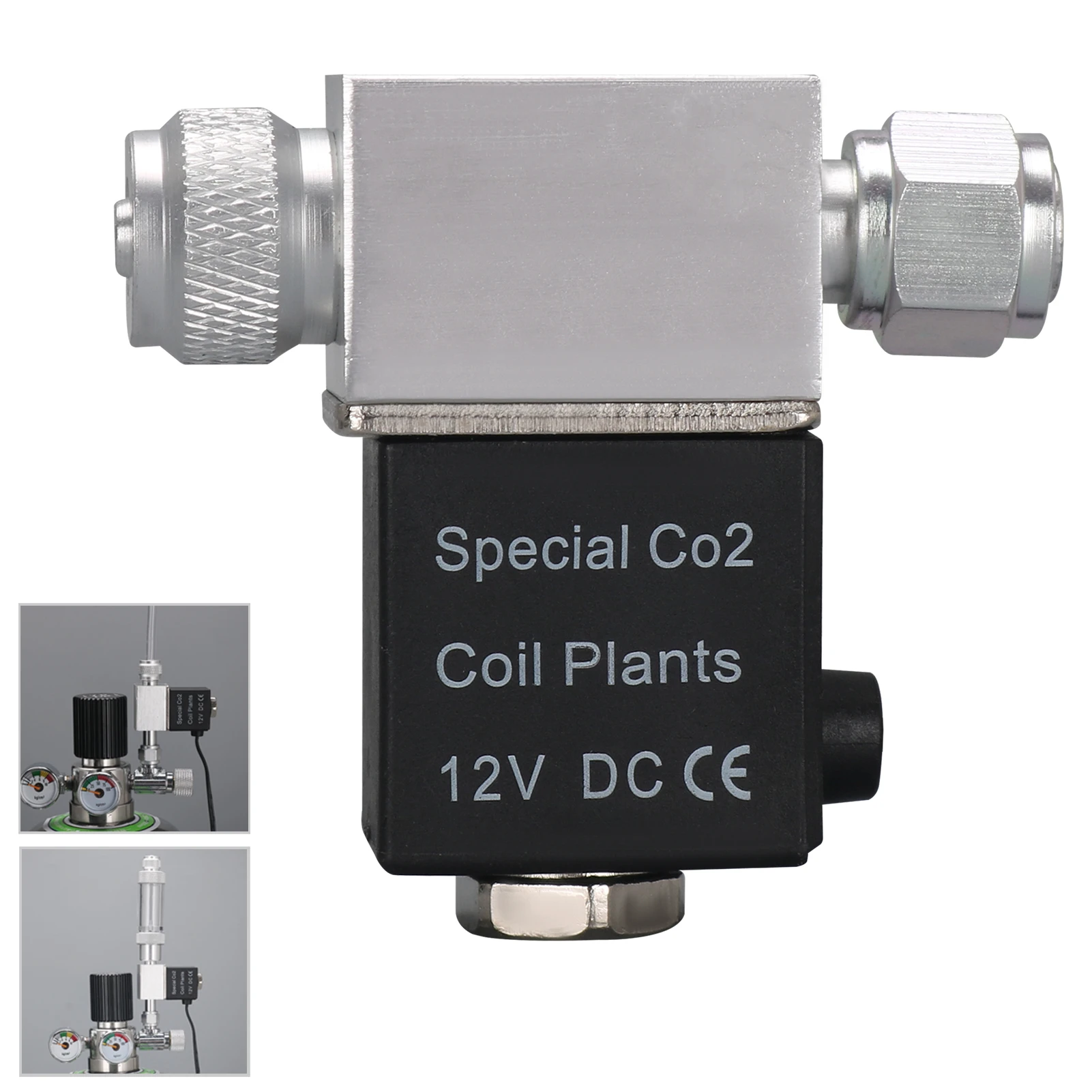 Dc 12v Aquarium Solenoid Valve Co2 System Regulator Aquarium Accessories Electric Low