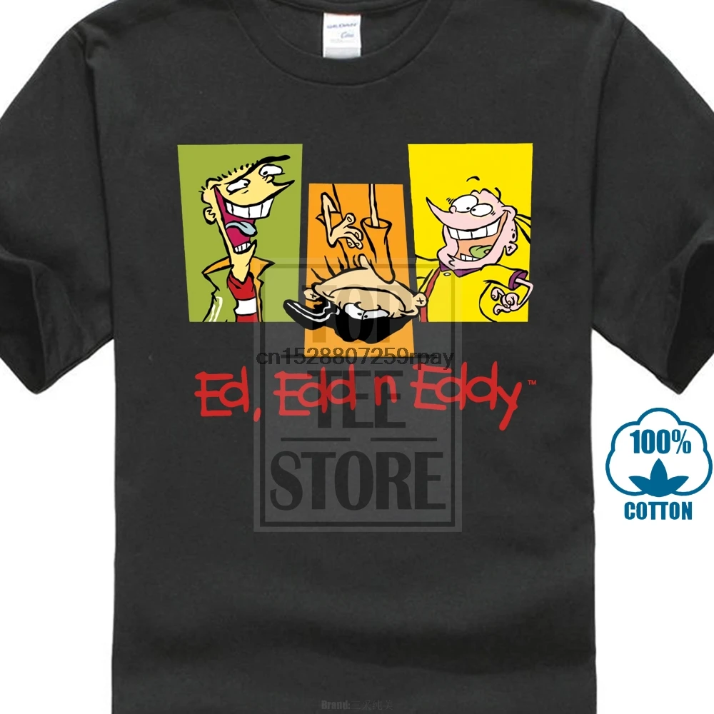 Лицензированная футболка Ed Edd N Eddy 3 для взрослых | Мужская одежда
