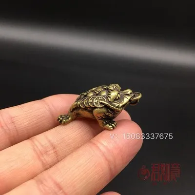 

Pocket solid brass tripod Golden Toad Pendant