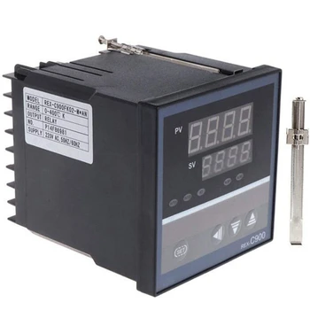 

PID Temperature Controller REX-C900 Universal Input Multi-Input SSR Relay Output 96x96mm Thermostat Regular