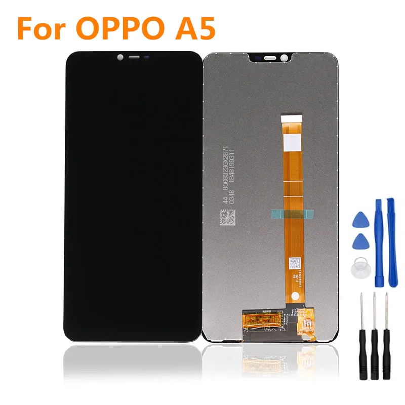 

LCD Display For OPPO A5 with Touch Screen Digitizer Replacement screen for oppo A5 lcd Display Assembly 6.2 inch