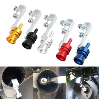 

New Stylish Aluminum Car Turbo Sound Whistle Muffler Exhaust Pipe Auto Blow-off Simulator Universal Simulator Whistler Tools