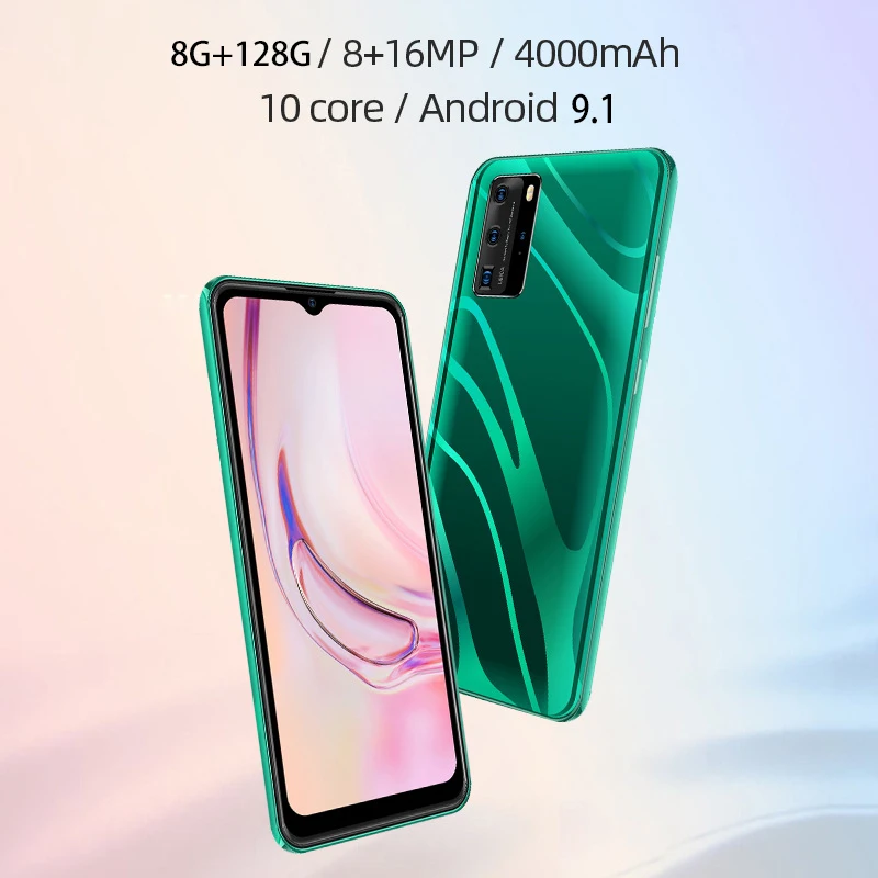 

New Global version P40 6.53" Full-screen Ultrabook Mobile Phone 8G 256G Screen Fingerprint Unlock Facial Recognition Smart Phone
