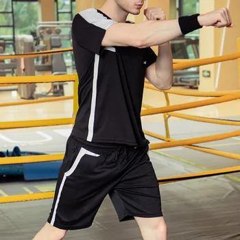 

LASPERAL Sports Men Clothes Gym Running Shirt Solid Casual Loose Tracksuit Men's Sport Wear Exercise Workout Breathable 2020 New