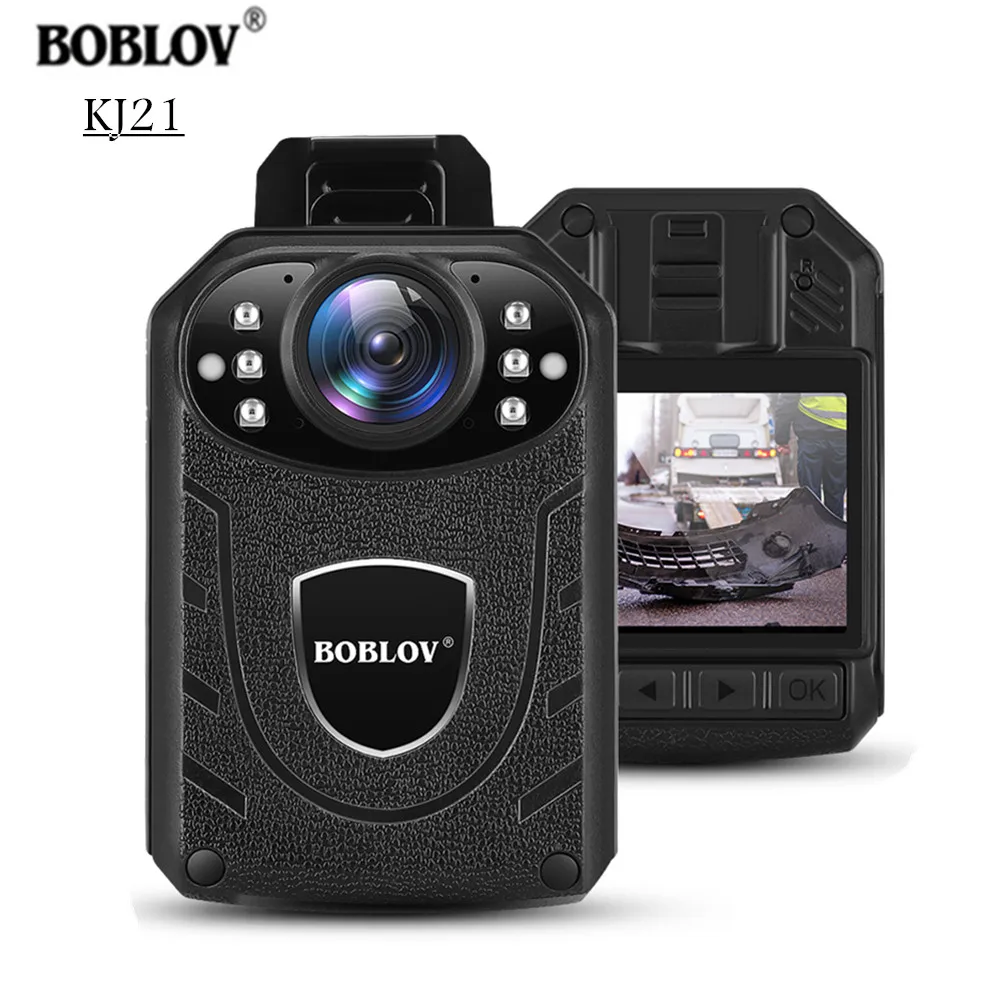 Нательная камера Boblov KJ21 HD 1296P DVR видеокамера безопасности ИК ночное видение