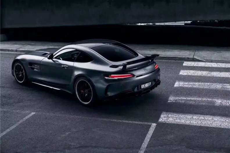 Углеродное волокно заднее крыло багажника выступ Спойлеры подходит для Mercedes-Benz AMG GTR GTS