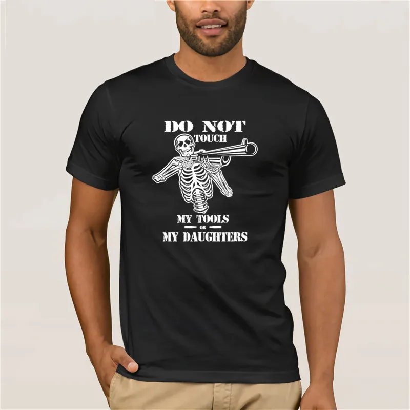Футболка мужская с надписью Don't Touch My Tools Модная стильная тенниска забавная