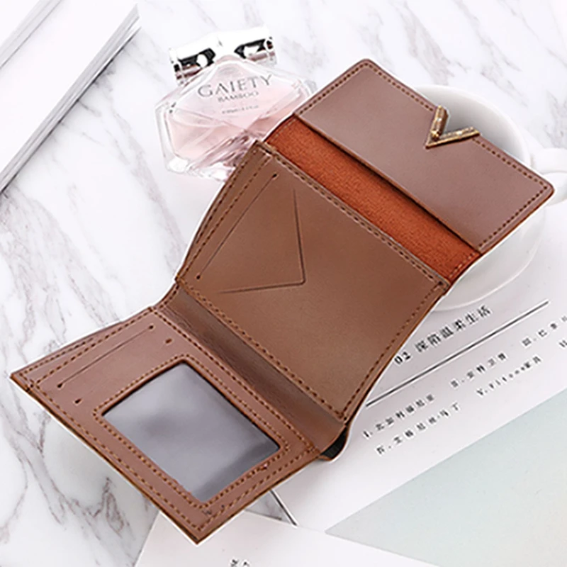 

New Women's Wallet Retro Small Short Bag Luxury Brand Famous mini Women's Fashion Wallet and Wallet Credit Card Mosaic Wallet