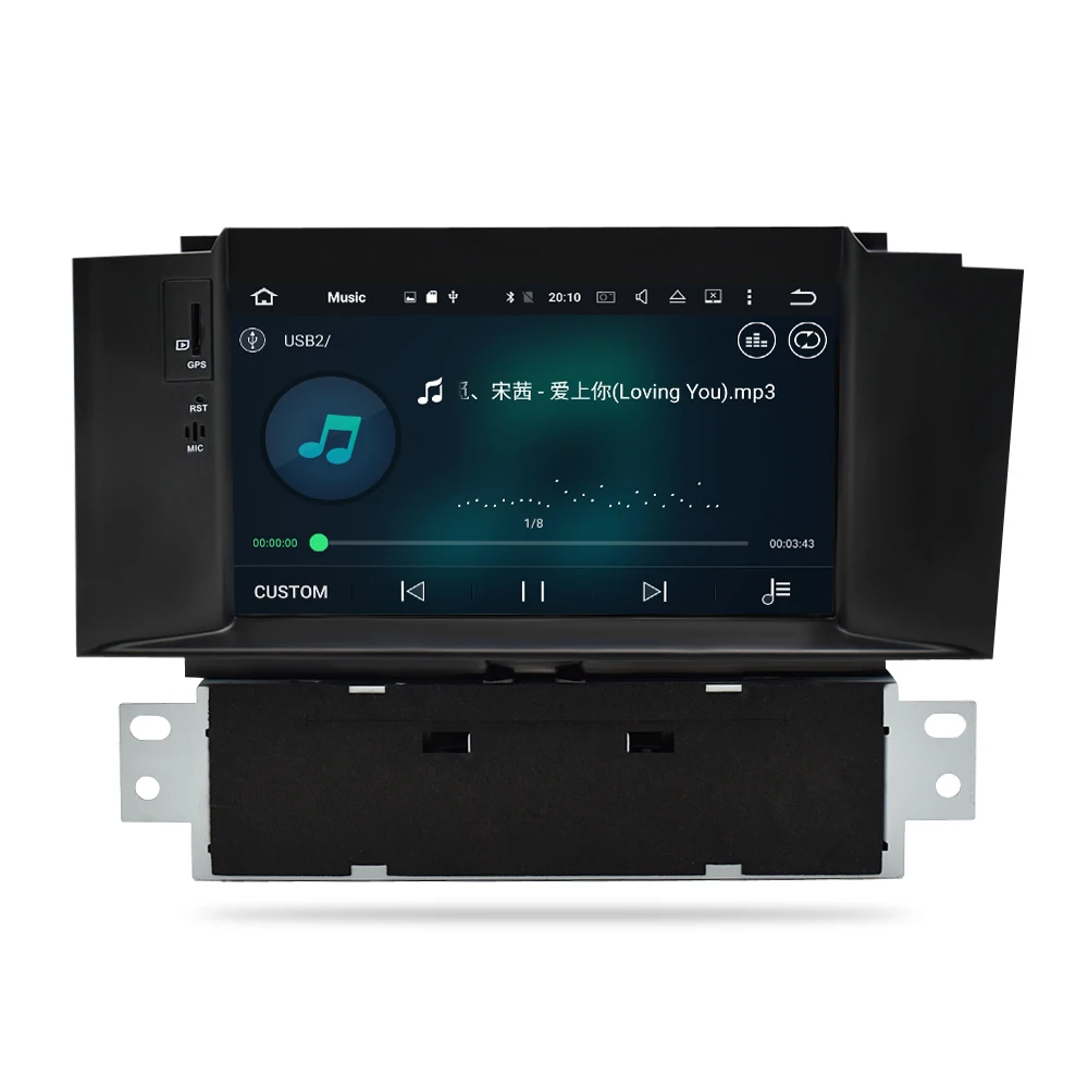 Автомобильный DVD плеер с восьмиядерным процессором Android10.0 для Citroen C4 C4L DS4 2011 2016