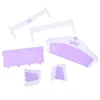 Dollhouse Furniture Lounge Sofa for fashion Dolls White or Purple plastic for kids ► Photo 3/6