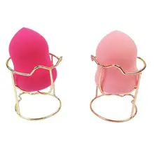 Плесени доказательство красоты макияж Губка Яйцо хранения стойку порошок Дисплей Стенд сплав сушилка Косметическая подставка для сушки