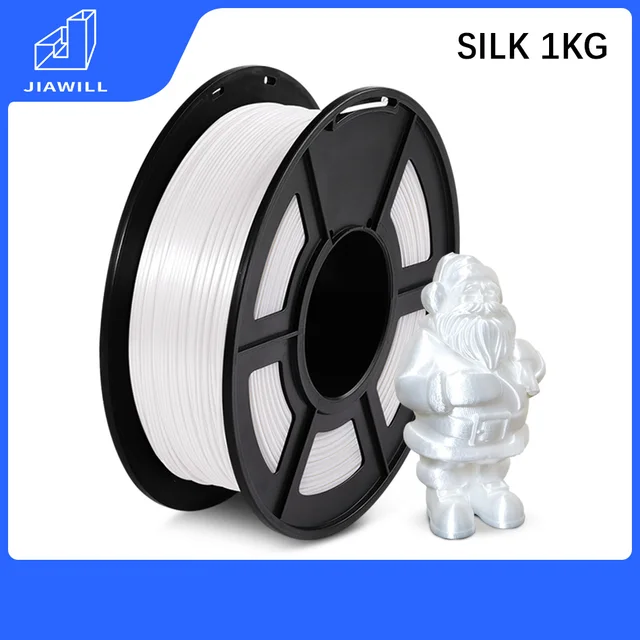 PLA SILK PLA PLUS PETG 3D Printing Filament For FDM3D Printer Filament PLA 1KG 1.75MM Free Shipping PLA PLUS SILK White