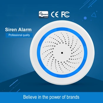 

NAS-AB02Z Z-wave Wireless Siren Alarm Sensor Compatible with Z wave Plus Sensor Alarm Smart Home Automation Alarm