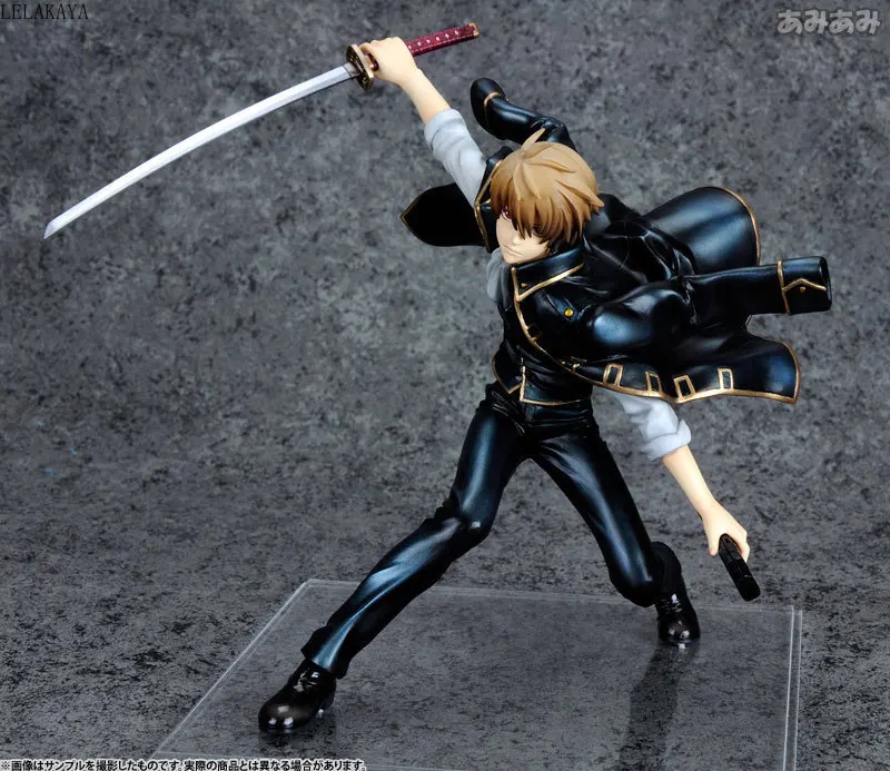 15 см Gintama Sougo Okita Turmoil версия модели ПВХ драгоценный камень Серебряная Душа