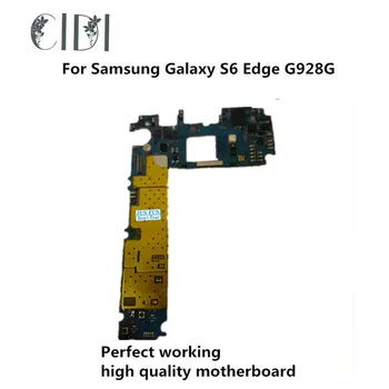

CIDI Used Original Motherboard For Samsung Galaxy S6 Edge G928G Unlocked Mainboard Logic Board Tested Plate