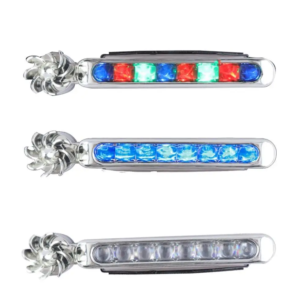

Wind Car Front Net 3 Color Led Lamp Wiper Led Lights Daytime Running Lights Sticker Promotion