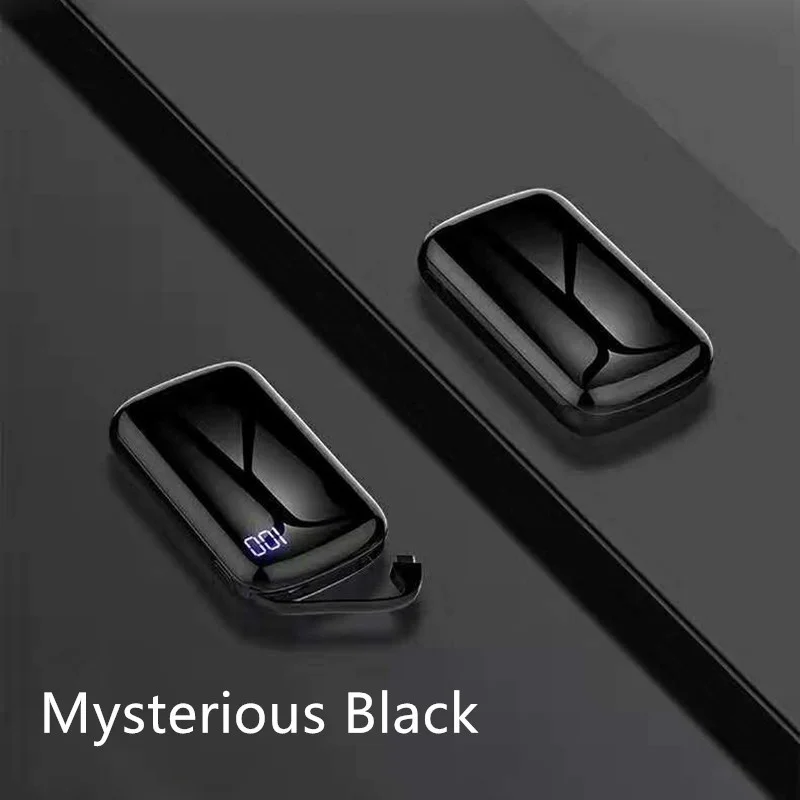 Xiaomi Мини Портативный телефон батарея банк питания зарядное устройство Carregador Portatil Cargadores Portatiles De Celular Micro USB power bank - Цвет: Black Micro