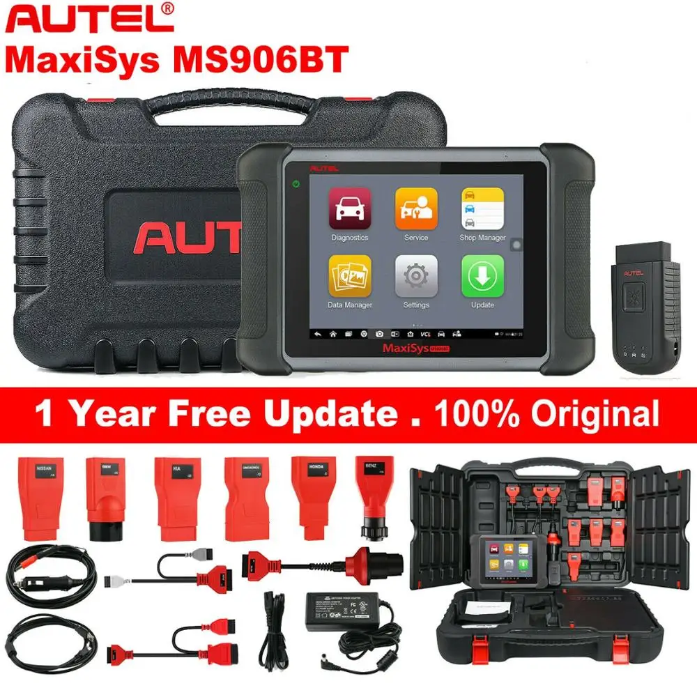 £633.28 Autel Maxisys Ms906bt Obd2 Auto Diagnostic Tool Scanners Ecu Coding