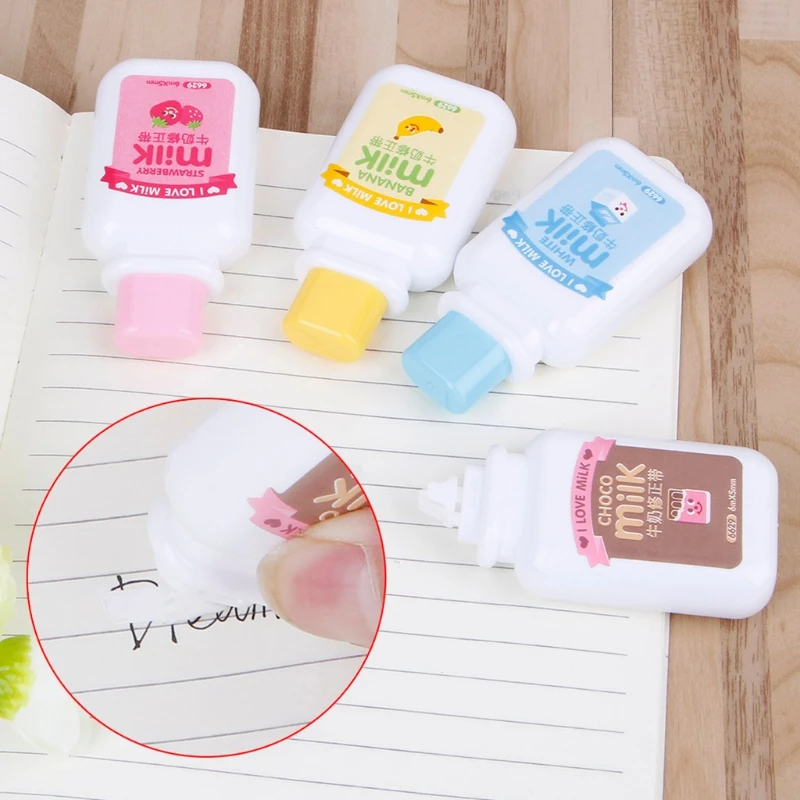 

Correction Tape Stationery Cartoon Milk Bottle Style Office And School Supplies DXAC