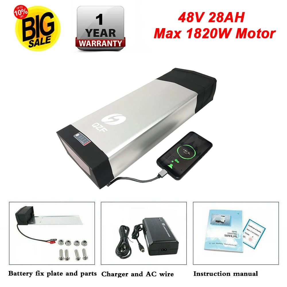 48 volt lithium battery for ebike