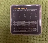 Teslong Mirrors Set of Rifle Borescope with 5mm, 6mm, 7mm, 8.5mm and 10mm Dia, Fit for .22.243.30.38.40 and More Calibers 2