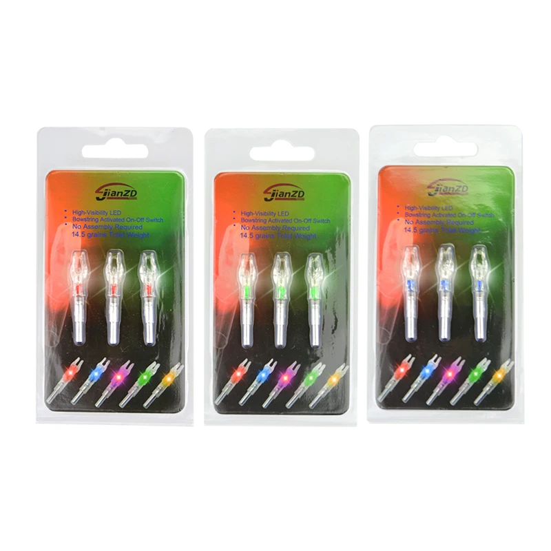 Tir à l'arc Nock Tail, 3PCS LED Lights Tir à l'arc Automatique
