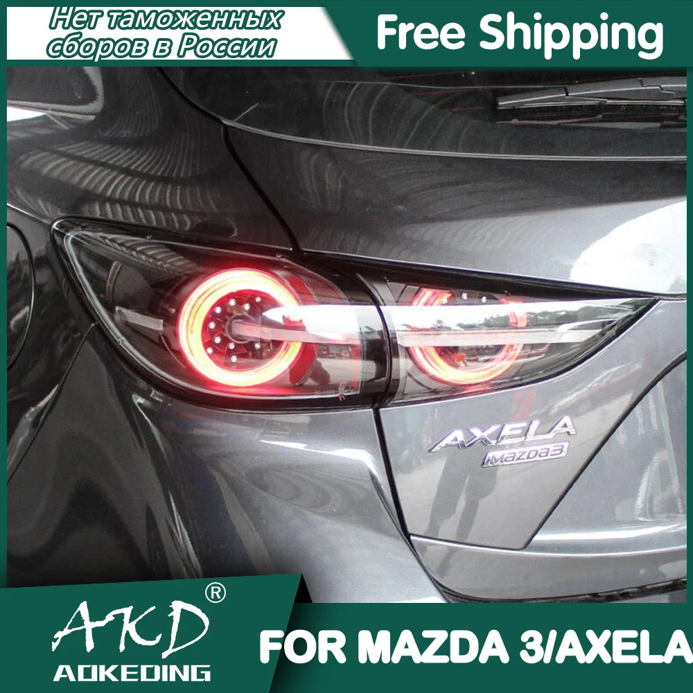 Für Mazda3 Fließheck 2017 2018 Chrom Hinten Nebelscheinwerfer Stoßstange Reflect 