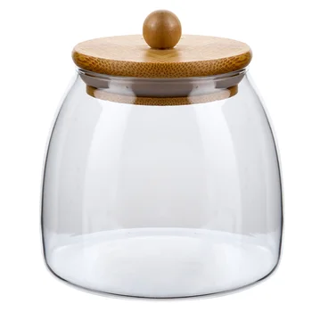

1Pc Spice Rack Spice Organizer Salt And Pepper Storage Pot Transparent Durable Practical Storage Jar For Tea Dried Fruits Beans