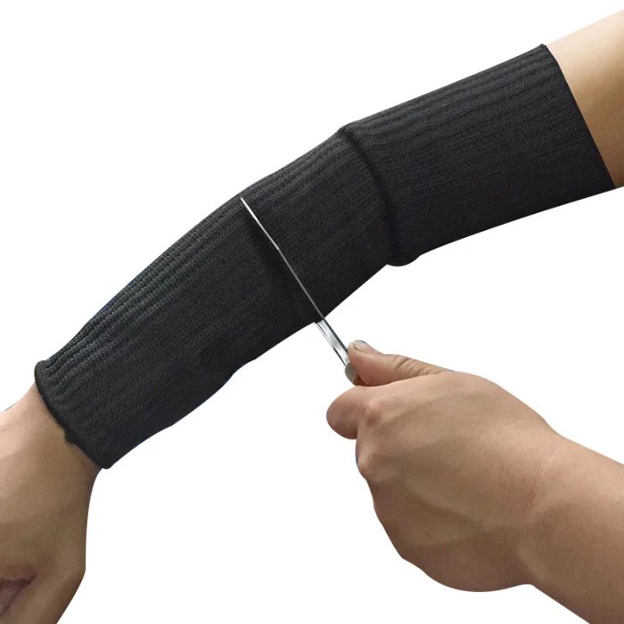 1 Pcs Outdoor Work Safety Arm Guard Sleeve Anti-cutting Protective Cut-resistant Sleeve Workplace Safety Protection Defensive