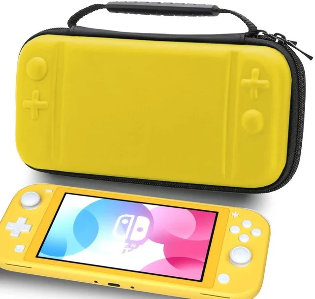 Сумка для переноски для nintendo Switch Lite с 2 слотами для хранения игровых карт и закаленной пленкой, мягкая защитная крышка из ТПУ с защитой от царапин - Цвет: 5