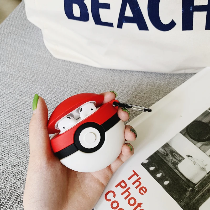 Super cute 3D Stitch cartoon silicone protection ring lanyard Wireless Earphone Charging case for AirPods 1 2 Bluetooth cover