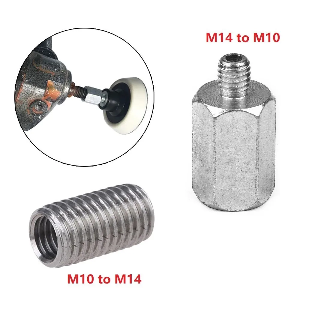 M10 M14 Adapter Angle Grinder Polisher Thread Drill Bit Interface