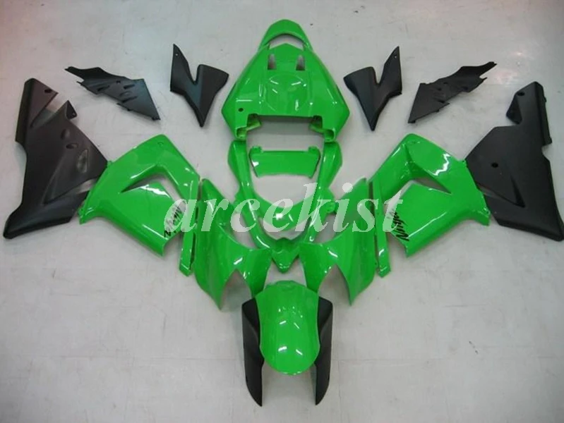 

New ABS Motorcycle Fairings kit Fit For Kawasaki Ninja ZX-10R ZX10R 2004 2005 04 05 10R bodywork set Custom green black