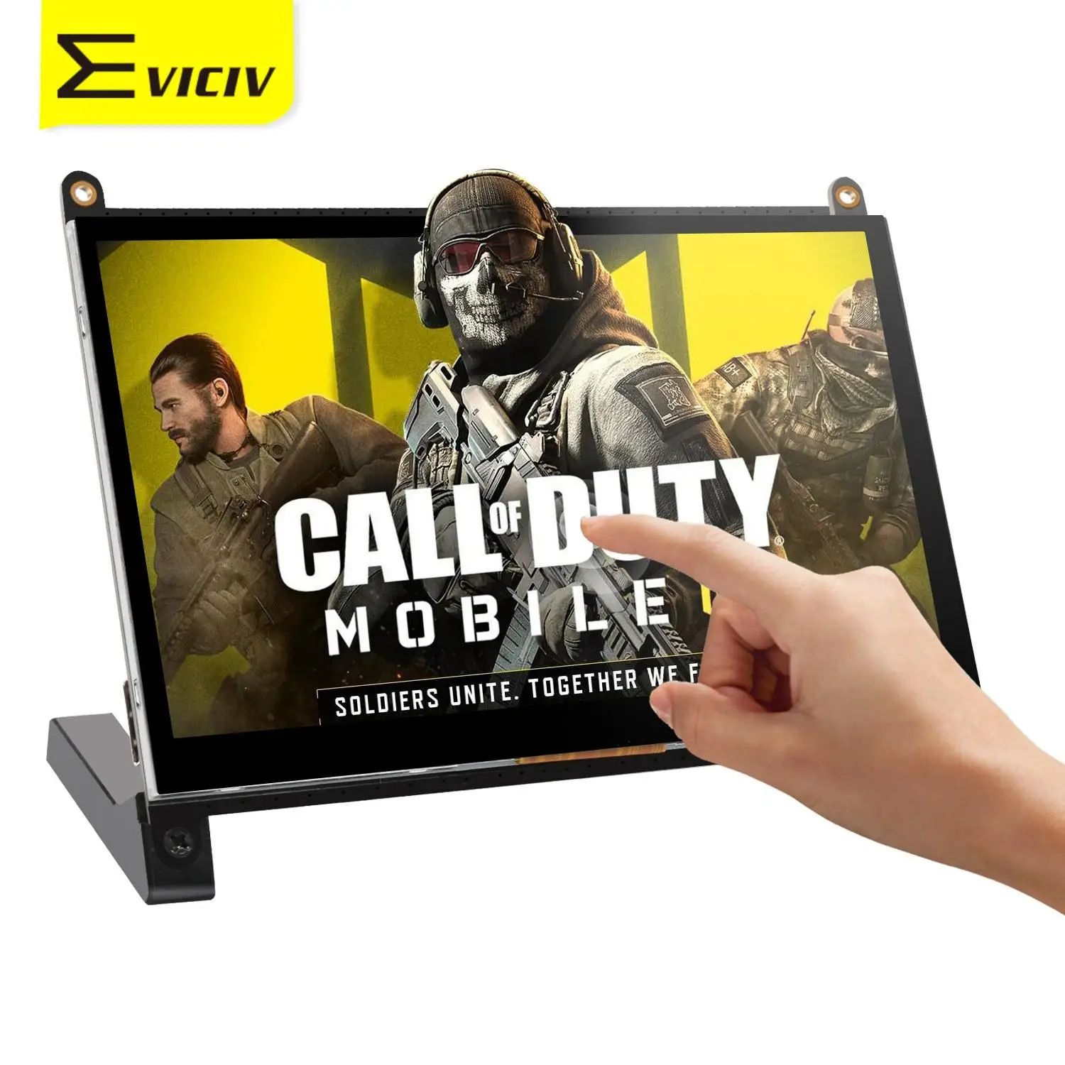 

EVICIV 7 inch Portable Monitor 1024x600 IPS Display HDMI Video PC Laptop PS4 Xbox Switch Raspberry Pi Touch Screen Call Of Duty