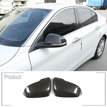 

For BMW 2 Series F45 F46 Gran Active Tourer 2015-2019 ABS Carbon Fiber RearView Mirror Cover Trim For BMW X1 F48 2016-2019 2pcs
