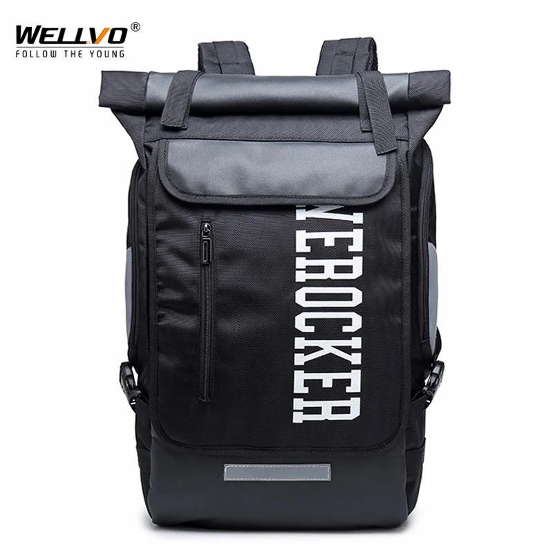 

Large Capacity Reflective Backpack Men's Multifunction Outdoor Travel Backpack Male Mochila Casual Student School Bags XA308ZC