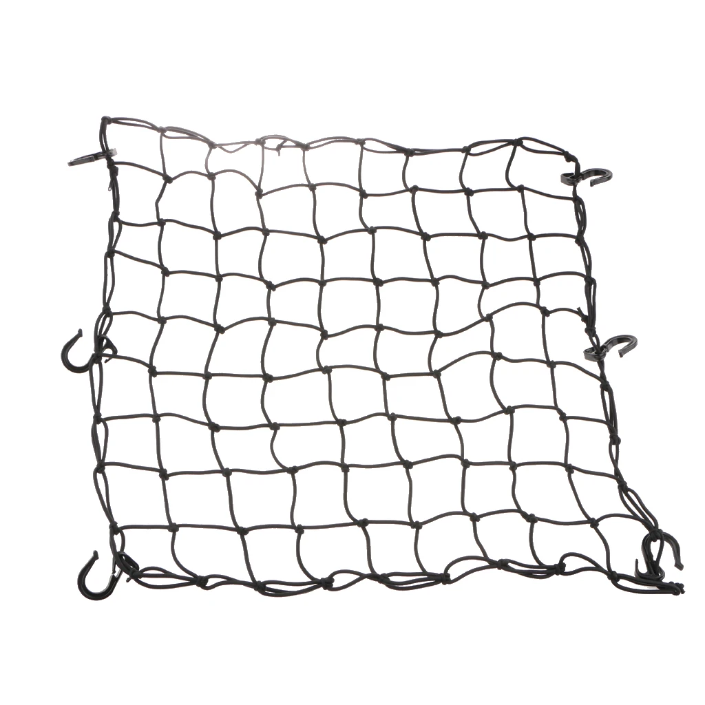 Black Car SUV Roof Top Rack Luggage Carrier Cargo Basket Elasticated Net