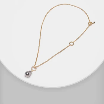 

i18 Amorita boutique Mirror gourd pendant fashion necklace