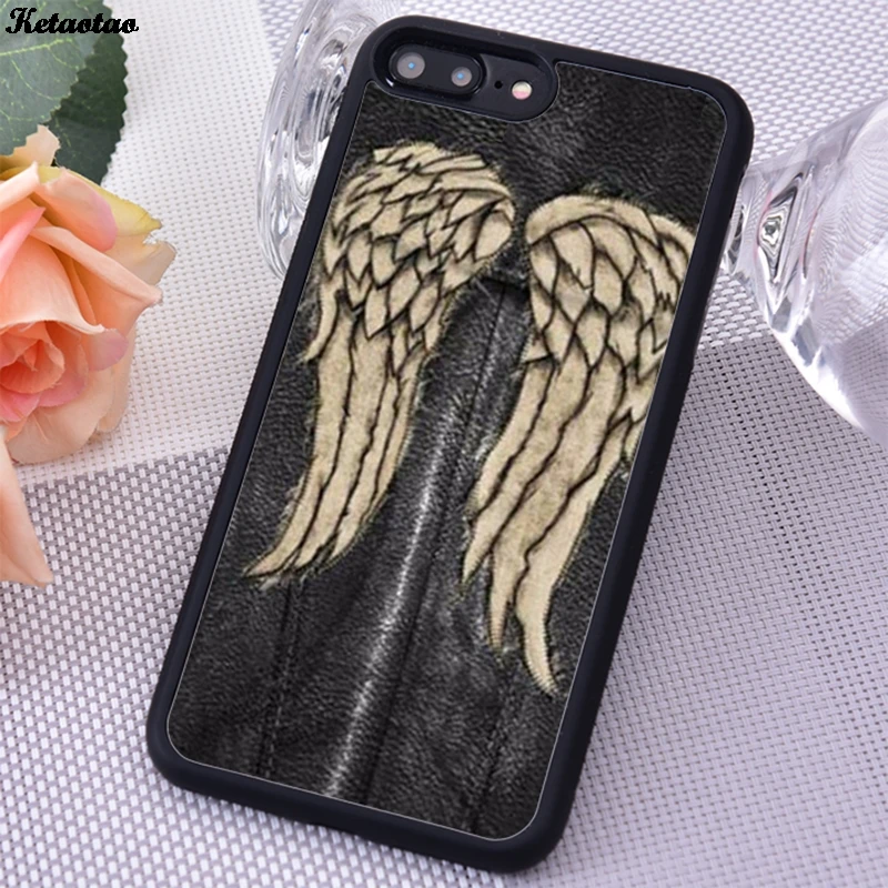 Силиконовый чехол для телефона Ketaotao Daryl Dixon ходячие мертвые крылья из ТПУ iPhone 6S 7 8