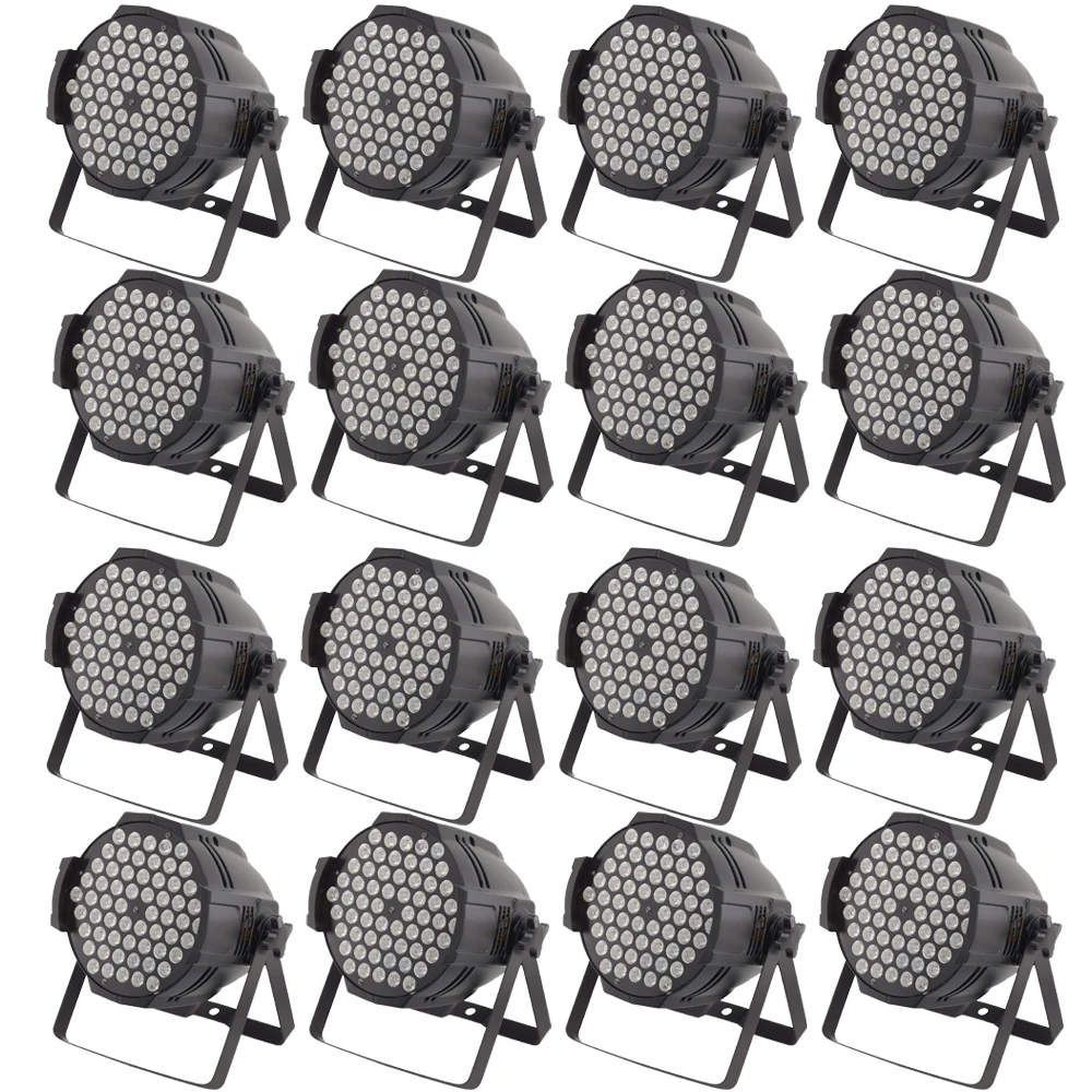 20 шт./60x3 Вт Led Par Светильник rgbw dmx512 плоский par R12 G18 B18 W12 led Профессиональный